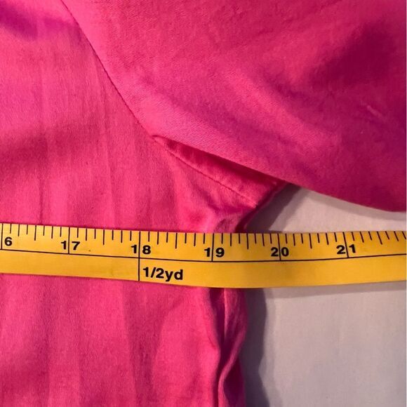 Trina Turk Cassia Tiered Midi Dress Size M Playa Pink Balloon Puff Sleeve‎ - Picture 9 of 10